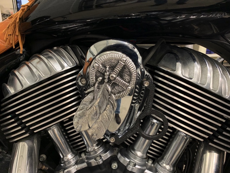 indian chieftain horn cover